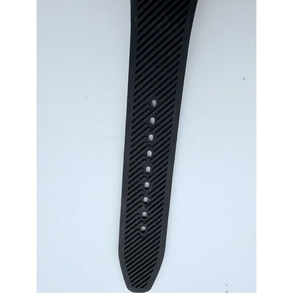 NWOT Sempre 36 Mens Black No Numerals Silicone Krippl Watch - Picture 4 of 7